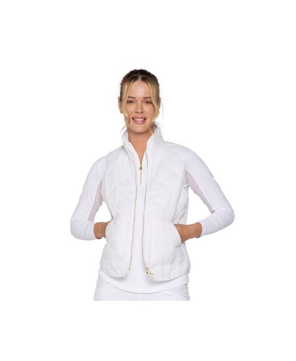 G ライフスタイルクロージング レディース アウター ジャケット・ブルゾン ベスト G Lifestyle Clothing Padded Vest White ホワイト