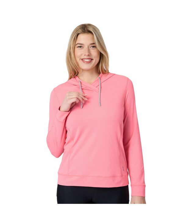 フリー カントリー レディース アウター パーカー・スウェット Free Country WomensunFree UPF Hoodie Strawberry