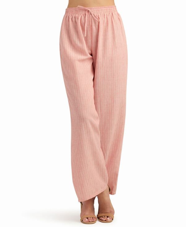 ビーシーエックス レディース ボトムス カジュアルパンツ ミニ BCX Womens PullOn Mini Stripe Pants Color 3 ストライプ