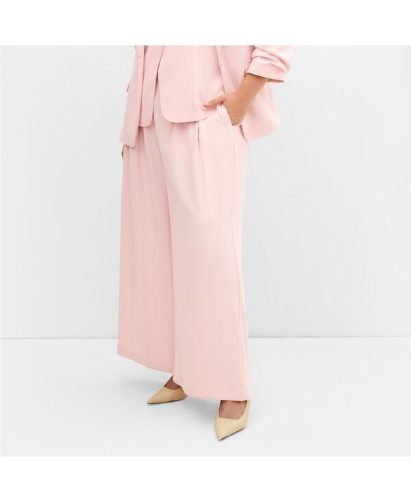 シティーシック レディース ボトムス カジュアルパンツ ワイドレッグ CITY CHIC Womens Abbie Fully Lined Wide Leg Pant Heavenly pink ピン