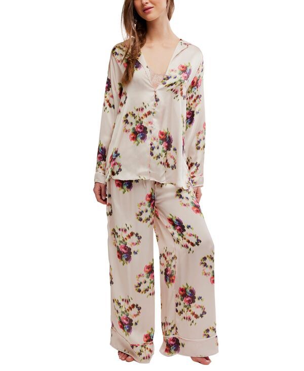 フリーピープル レディース アンダーウェア ナイトウェア Free People Womens Dreamy Days Pajama Set Antique Ivory アイボリー