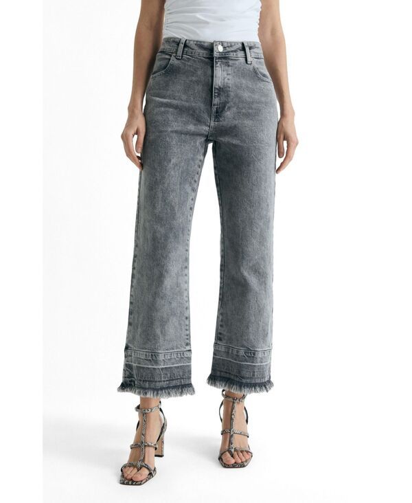 スカルパーズ レディース ボトムス デニムパンツ Scalpers Womens Rivetwash Denim Grey グレー