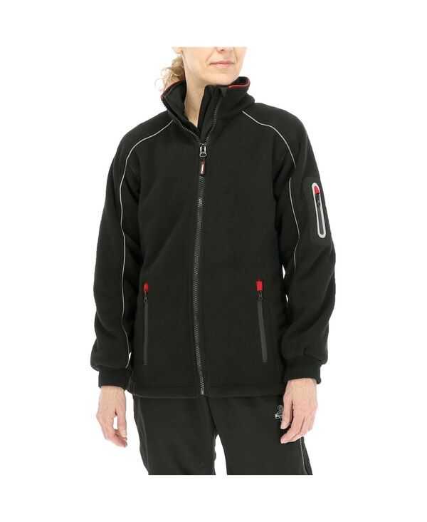 リフリジウェア レディース アウター ジャケット・ブルゾン フリース RefrigiWear Womens Warm Hybrid Fleece Jacket Black ブラック
