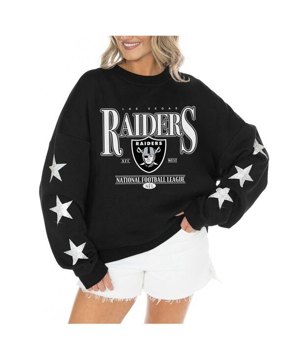 ゲームデイ・クチュール レディース アウター パーカー・スウェット Gameday Couture Womens Black Las Vegas Raiders Rhinestone Star Sle