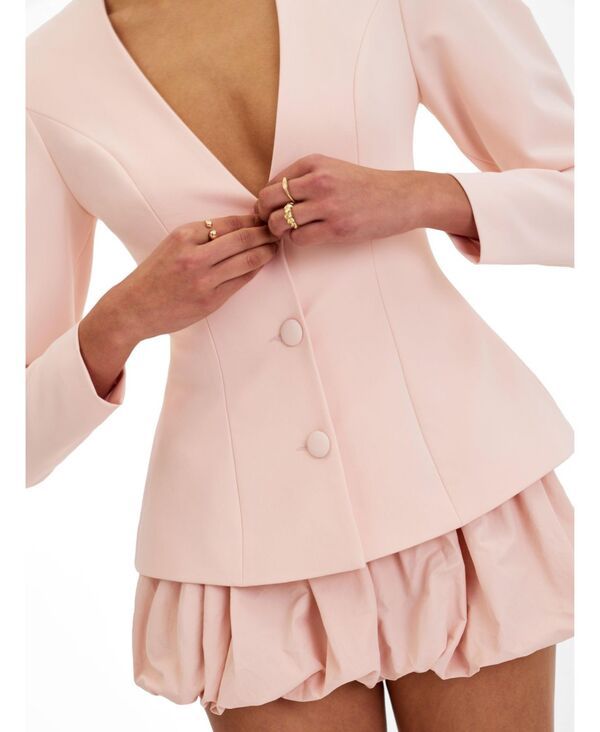 ミスサークル レディース アウター ジャケット・ブルゾン ブレザー Miss Circle Womensavannah Tuli pink Peplum Blazer Tuli pink ピンク