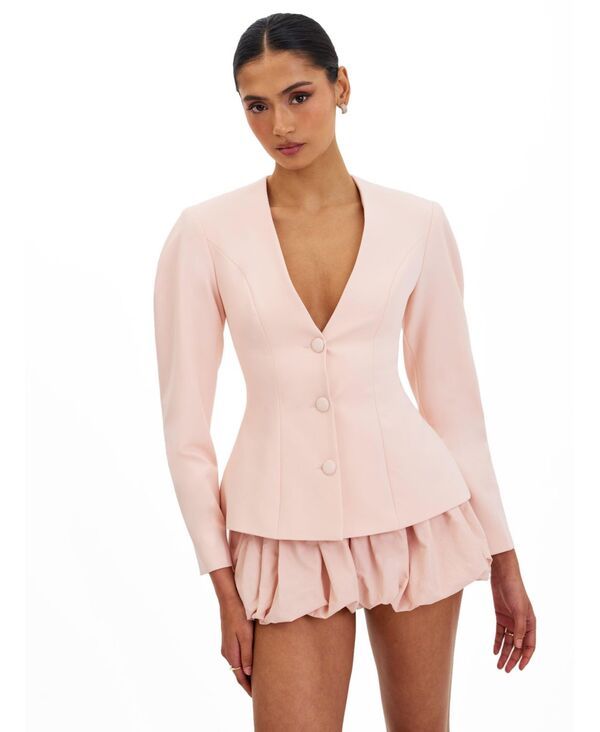 ミスサークル レディース アウター ジャケット・ブルゾン ブレザー Miss Circle Womensavannah Tuli pink Peplum Blazer Tuli pink ピンク