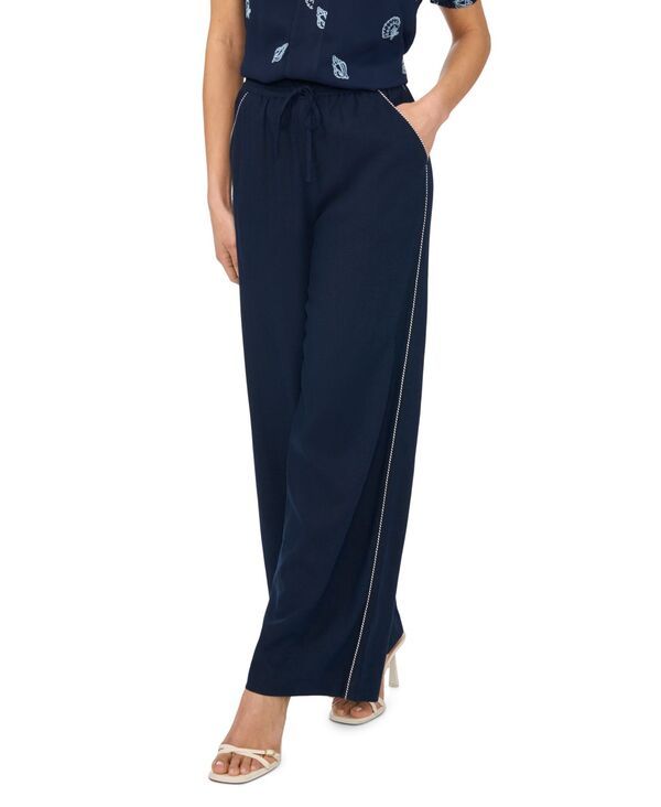 セセ レディース ボトムス カジュアルパンツ CeCe Womens PullOn Tie Waist Pants Classic Navy ネイビー