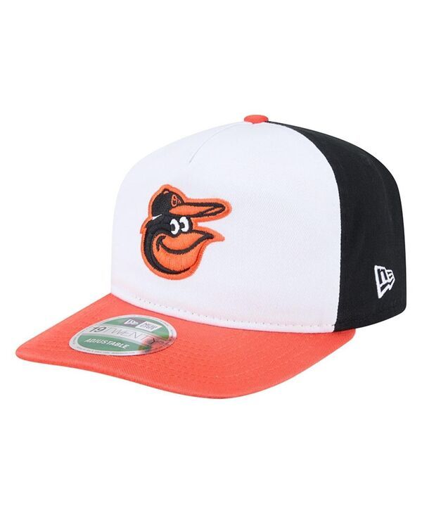 ニューエラ メンズ アクセサリー 帽子 New Era Mens White Baltimore Orioles Team 19TWENTY Adjustable Hat White ホワイト