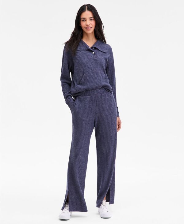 ノーティカ ジーンズ レディース ボトムス カジュアルパンツ ニット Nautica Jeans Nautica Womens HighRise WideLeg Knit Pants Night Sk