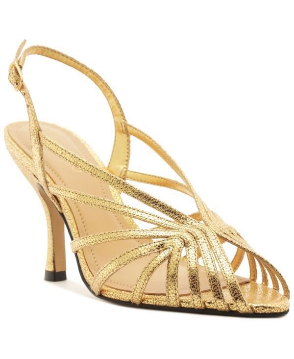 アレッツォ レディース シューズ サンダル Arezzo Womens Lucia High Stiletto Dressandals Ouro