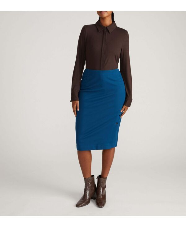 ユニバーサル スタンダード レディース ボトムスカート プラスサイズ Universal Standard Womens Plusize Anya Ponte Skirt Deep teal ティール