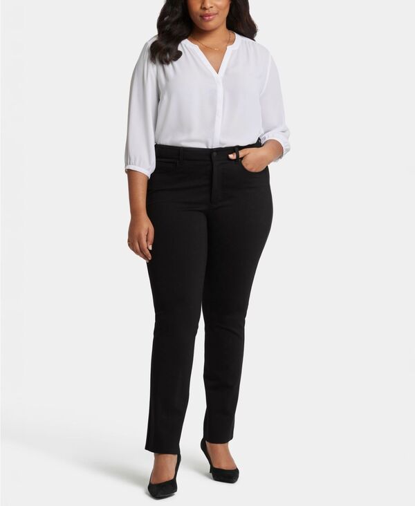 エヌワイディージェイ レディース ボトムス カジュアルパンツ プラスサイズ NYDJ Plusize Marilyn Straight Ponte Pants with Liftuck Technol 26,496円