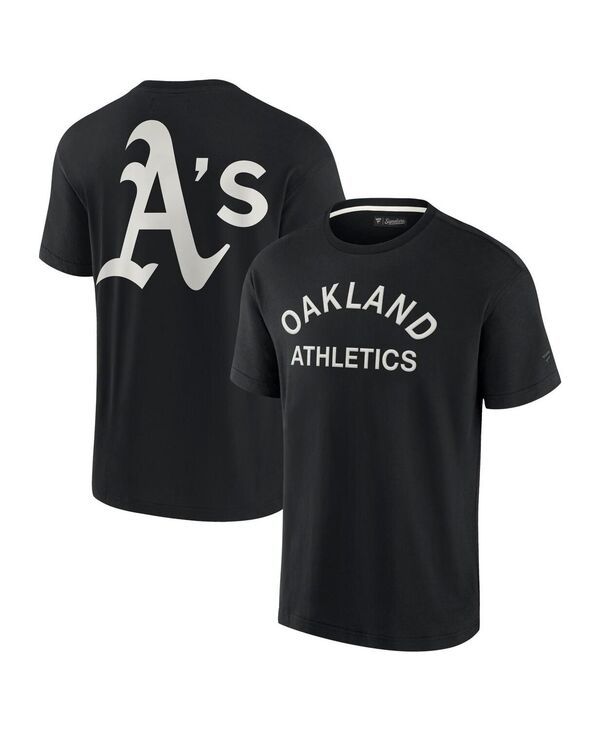 ファナティクス シグネチャー メンズ トップス Tシャツ Fanaticsignature Mens and Womens Black Oakland Athleticsuper Soft Short 14,615円