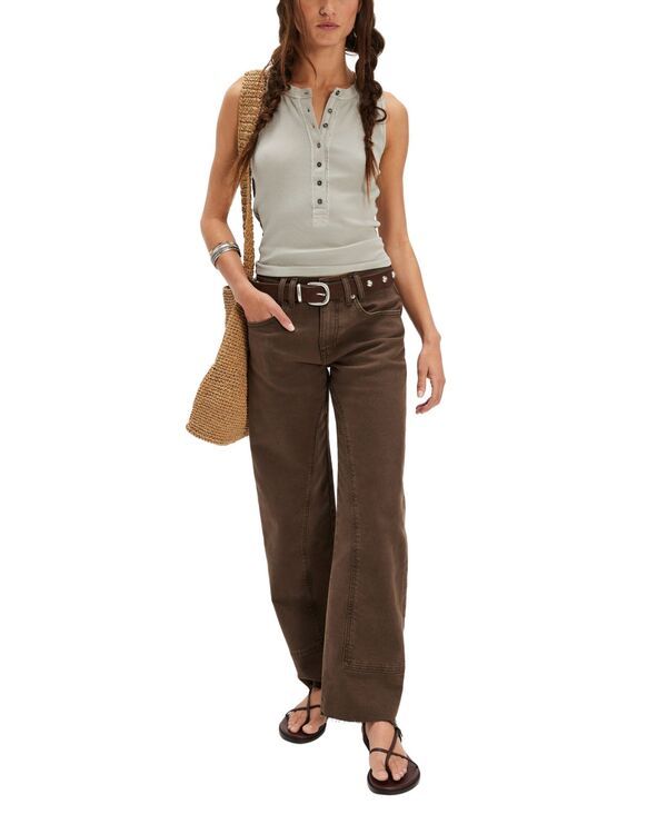 フリーピープル レディース トップス タンクトップ ヘンリーネック Free People Womens Jamie Henley Neck Tank Top Quiet Gray グレー フリーピープル レディース トップス タンクトップ ヘンリーネック Free People Womens Jamie Henley Neck Tank Top Quiet Gray グレー