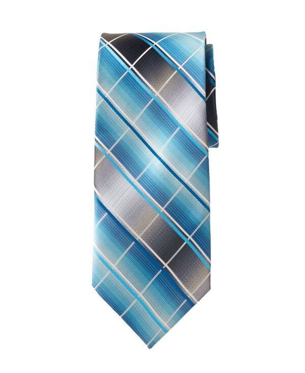 キングサイズ メンズ アクセサリー ネクタイ トール KingSize Big Tall Extra Long Check Tie Steel check チェック