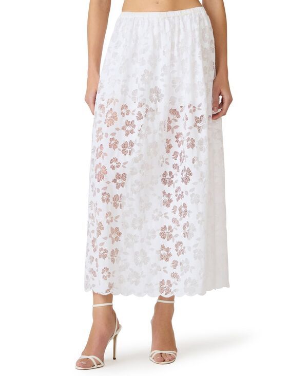 スティーブ マデン レディース ボトムスカート マキシ Steve Madden Womens Anaisa Maxi Skirt Brilliant White ホワイト
