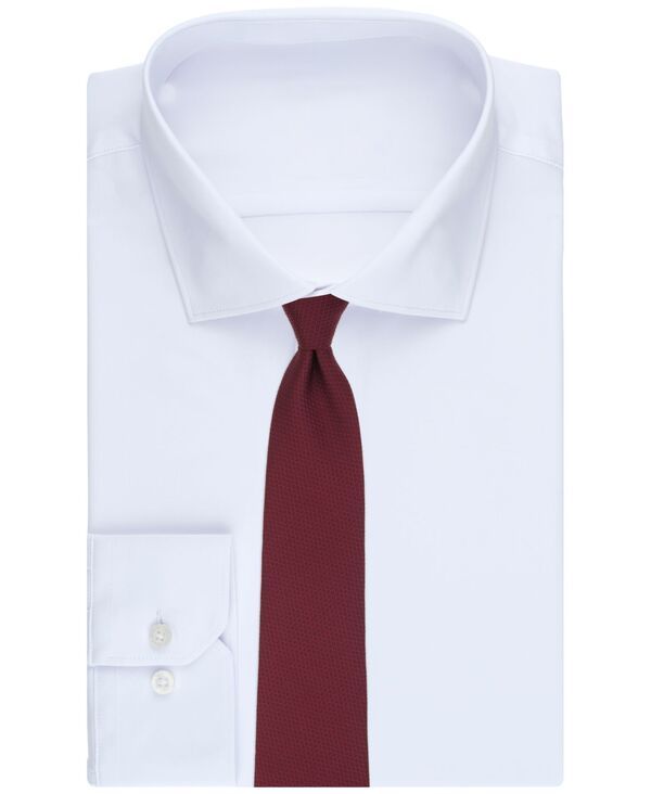 ペリーエリス メンズ アクセサリー ネクタイ Perry Ellis Mens Classic Solid Pattern Tie Red レッド
