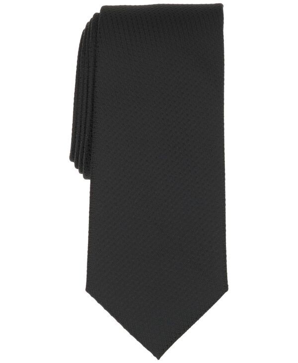 ペリーエリス メンズ アクセサリー ネクタイ Perry Ellis Mens Classic Solid Pattern Tie Black ブラック