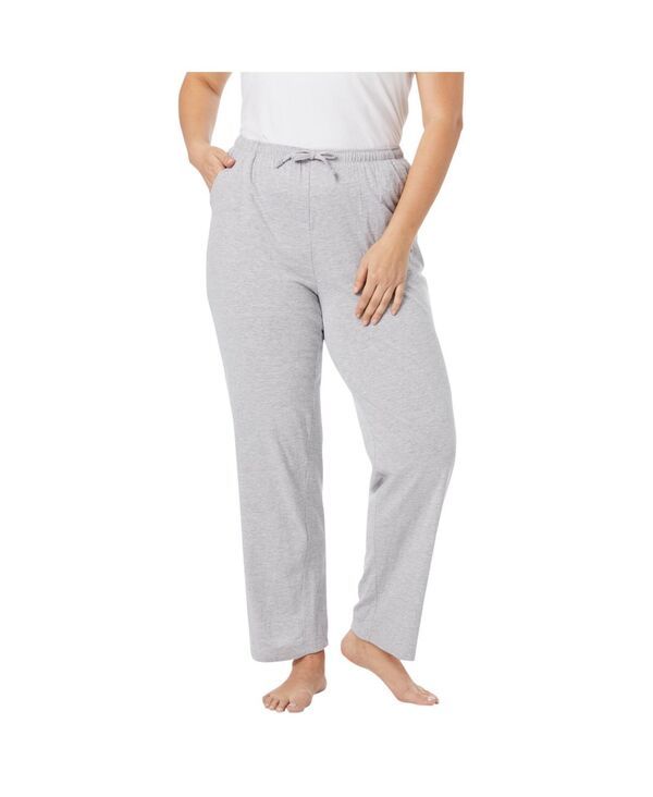 ドリームスアンドコー レディース アンダーウェア ナイトウェア ニット Dreams Co Womens Dreams and Co Knit Sleepant Heather grey グレー