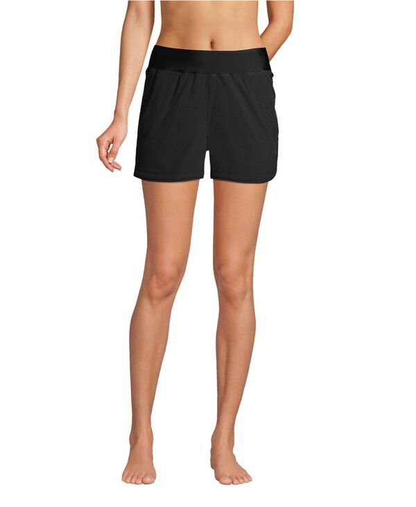 ランズエンド レディース ボトムス ハーフパンツ・ショーツ ショートパンツ Lands End WomensunShade UPF 50 3 Board Shorts with Panty Black