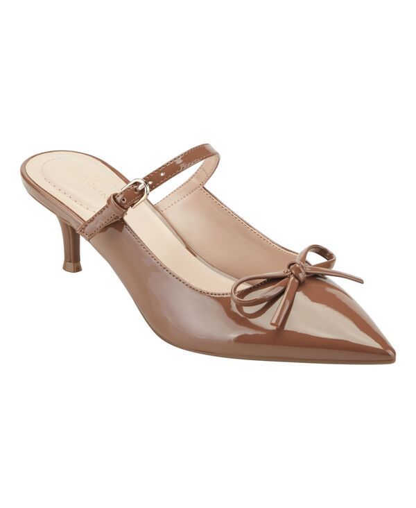 バンドリーノ レディース シューズ パンプス ヒール Bandolino Womens Amoss Mary Jane Kitten Heel Pumps Caramel Patent