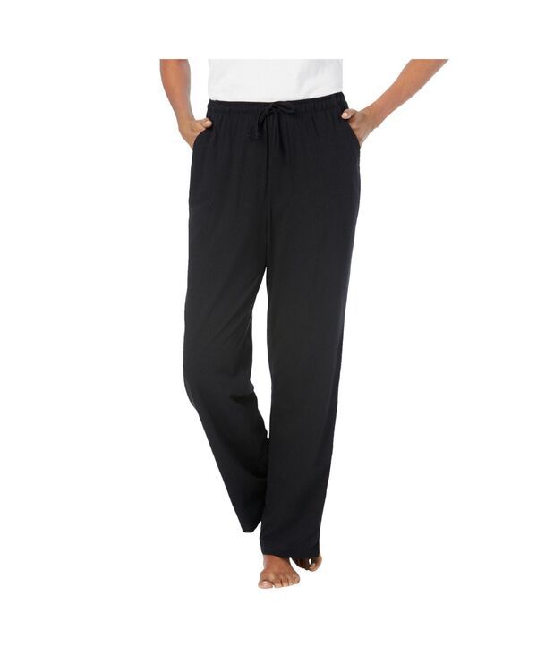 ドリームスアンドコー レディース アンダーウェア ナイトウェア ニット Dreams Co Womens Dreams and Co Knit Sleepant Black ブラック