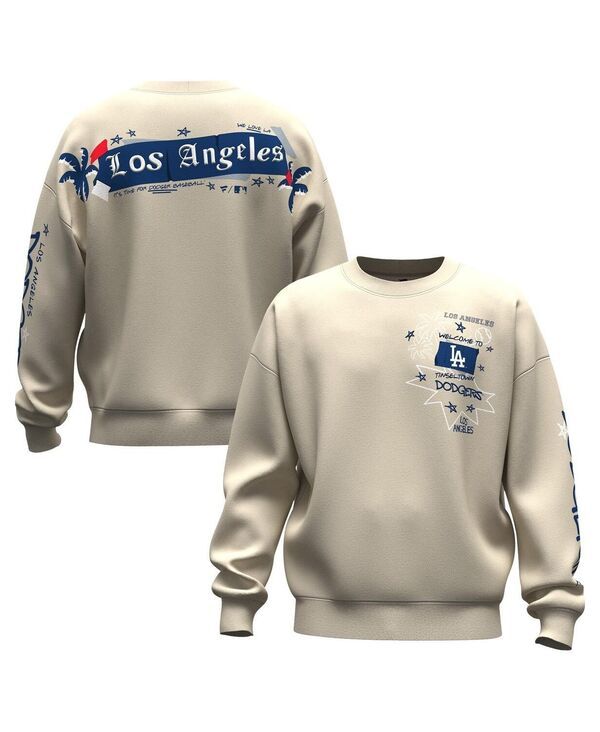 ファナティクス レディース アウター パーカー・スウェット シャツ フリース Fanatics Womens Beige Los Angeles Dodgers Graffiti Fleece Swe