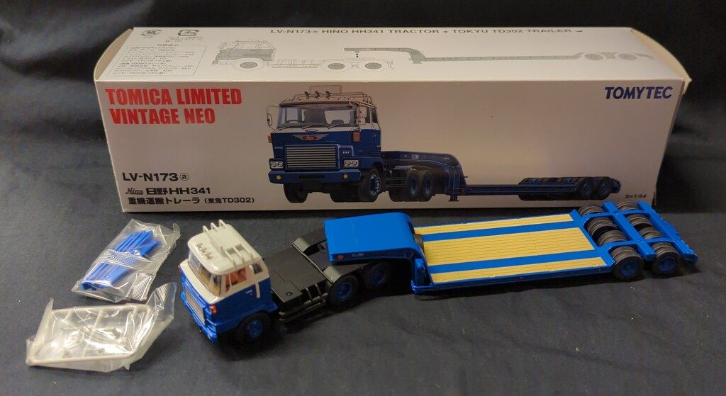 トミーテック TOMICA LIMITED VINTAGE NEO 日野HH341 重機運搬トレーラ (東急TD302)（ブルー/ホワイト） LV-N173a 12,958円