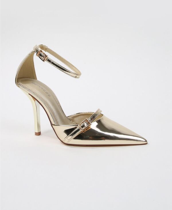 バーネス レディース シューズ パンプス アンクル BERNESS Womens Maisie DOrsay Ankle Strapump Gold ゴールド