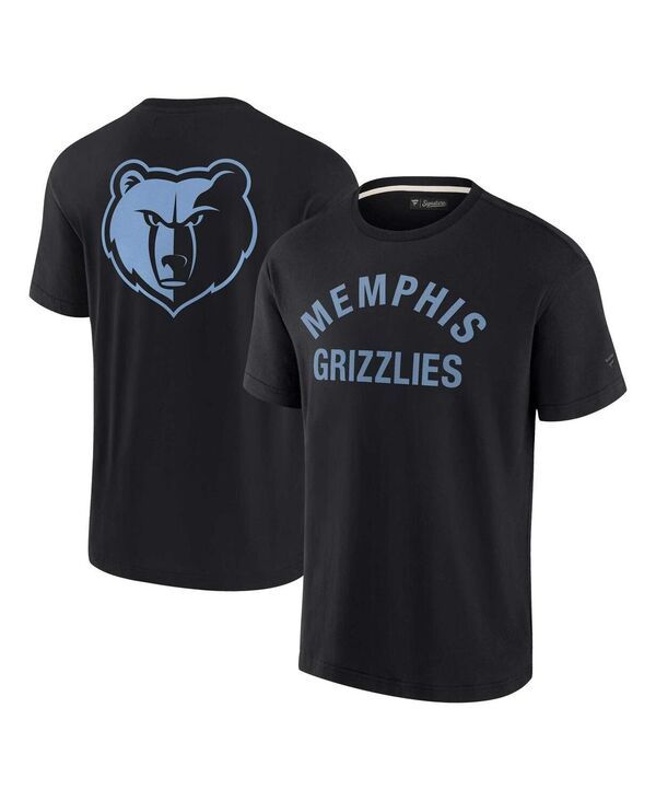 ファナティクス シグネチャー メンズ トップス Tシャツ Fanaticsignature Mens and Womens Black Memphis Grizzliesuper Softshirt