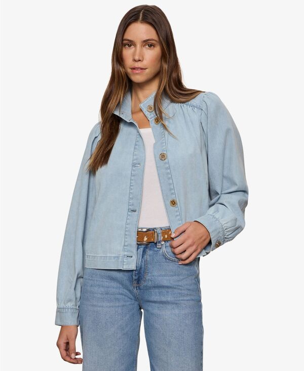サンクチュアリー レディース アウター ジャケット・ブルゾン デニム Sanctuary Womens Blouson Denim Colla red Jacket Whisper デニム