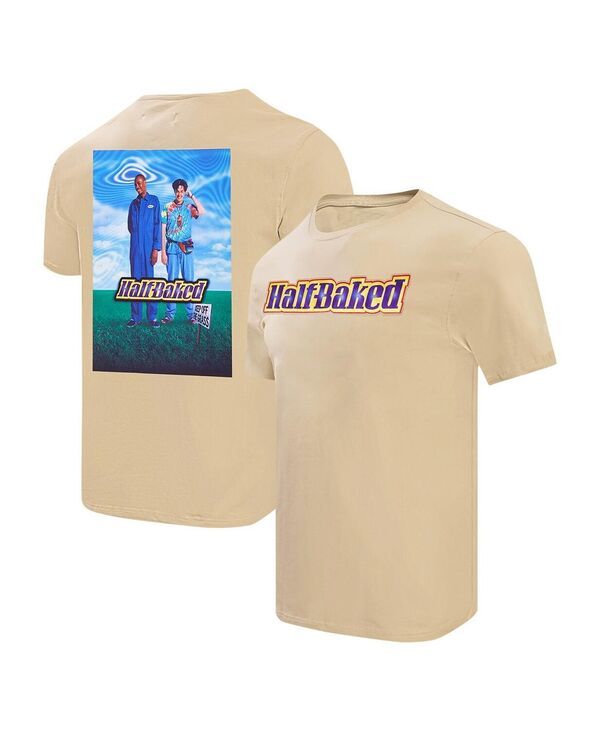 フリーズマックス メンズ トップス Tシャツ Freeze Max Mens and Womens Khaki Half Baked Trippy TShirt Khaki カーキ