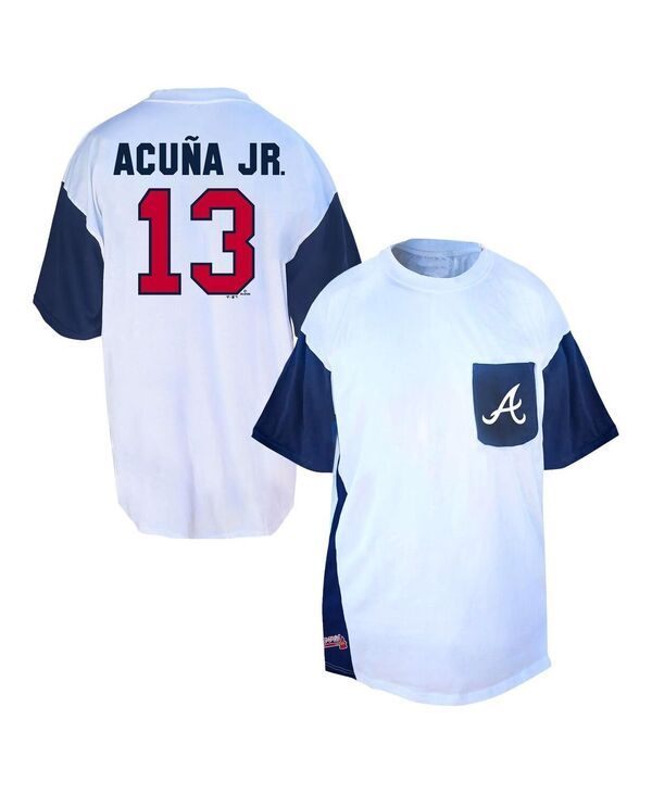 ファナティクス メンズ トップス Tシャツ トール Fanatics Mens Profile Ronald Acua Jr WhiteNavy Atlanta Braves Big Tall Pla 12,305円