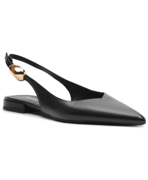 アレッツォ レディース シューズ パンプス Arezzo Womens Farrah Slingback Ballet Flats Black ブラック