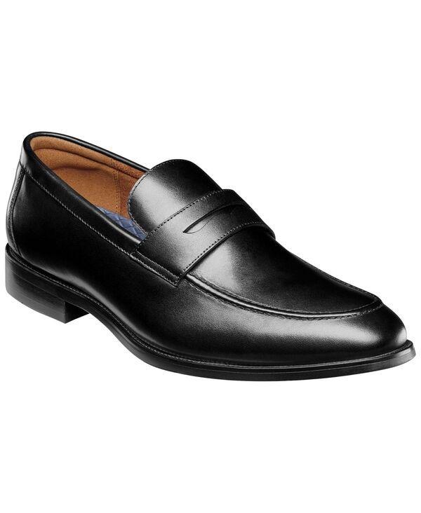 フローシャイム レディース シューズ スリッポン・ローファー Florsheim Ruvo MocToe Penny Loafer Black ブラック