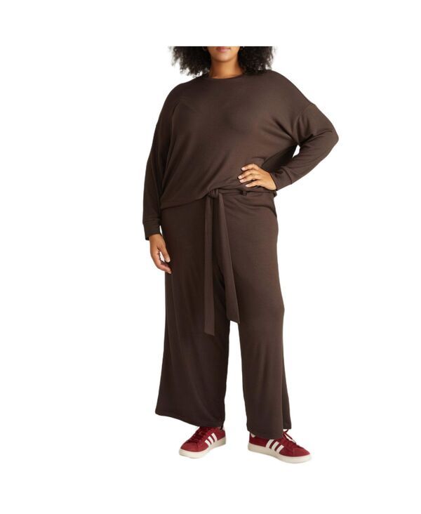 ユニバーサル スタンダード レディース ボトムス カジュアルパンツ ワイドレッグ ニット Universal Standard Womens Travel Knit Wide Leg Pants Es