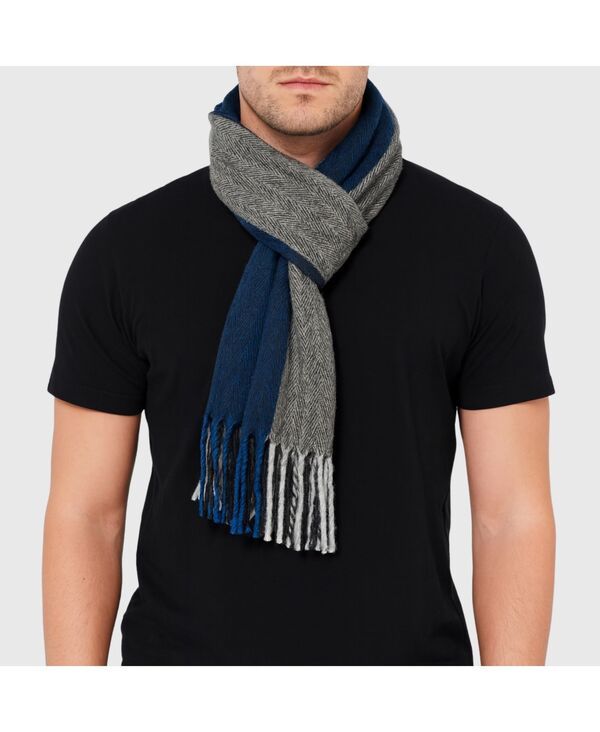 アルパインスイス メンズ アクセサリー マフラー・ストール・スカーフ ニット Alpine Swiss Menscarf Soft Knit Winter Scarves Plaid Striped