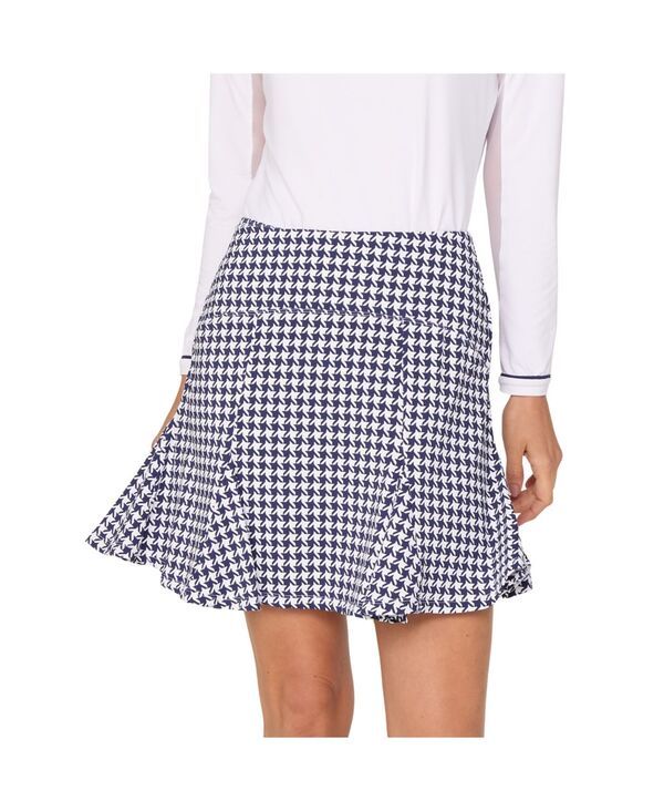 G ライフスタイルクロージング レディース ボトムスカート G Lifestyle Clothing Lifestyle Godet Skortrue navy houndstooth ネイビー