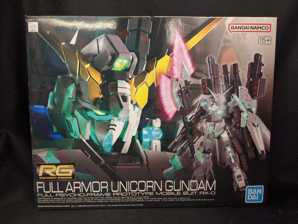BANDAI SPIRITS RG 1/144 バンダイナムコ版 フルアーマー・ユニコーンガンダム/15+表記 30