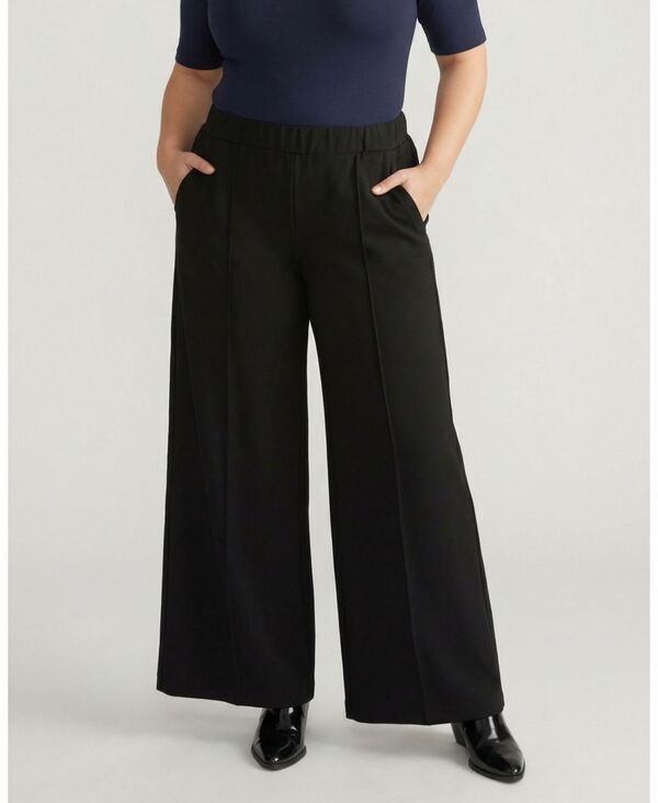 ユニバーサル スタンダード レディース ボトムス カジュアルパンツ ワイドレッグ プラスサイズ Universal Standard Plusize Pam Pintuck Wide Leg Pont
