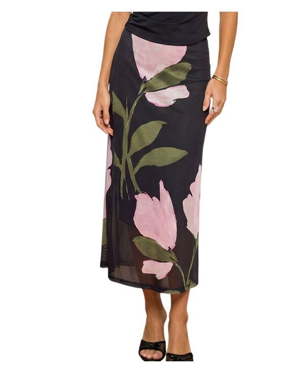 カップシー レディース ボトムスカート フラワー柄 ミディ フラワー Cupshe Womens Blooming Peony Floral Midi Skirt Pink ピンク