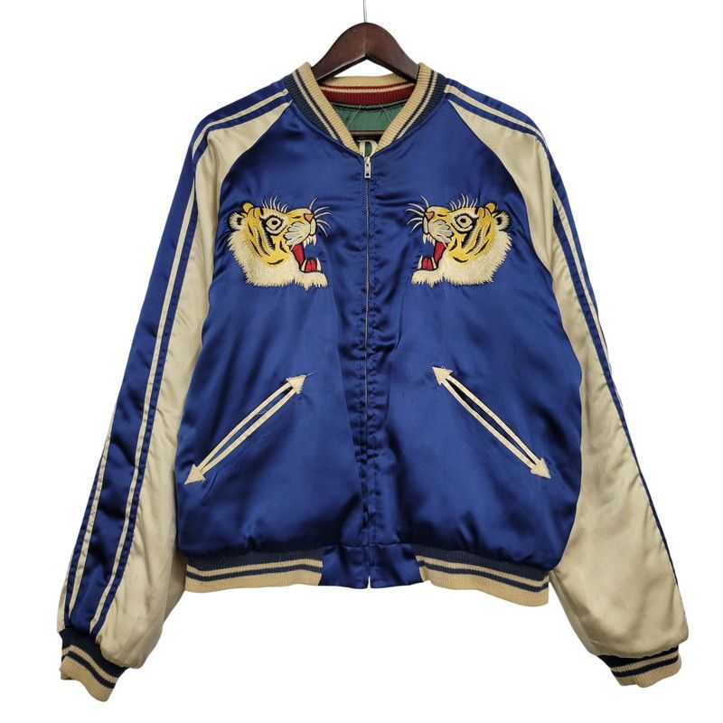 【中古品】 TAILOR TOYO テーラー東洋 REVERSIBLE SOUVENIR JACKET M18426 リバーシブル スーベニアジャケット M品番 スカジャン 【145-260617-as-02-izu】