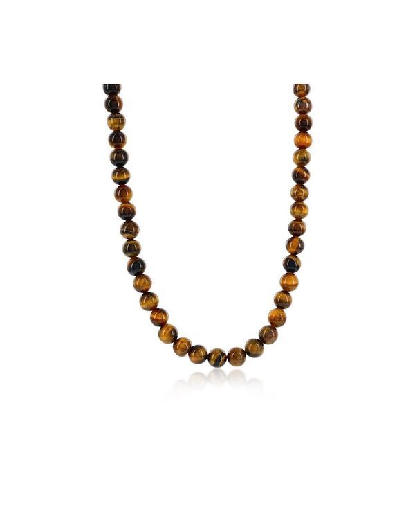 メタロ レディース アクセサリー ネックレス・チョーカー・ペンダントトップ Tシャツ レース Metallo Stainlessteel Natural Stone Bead Necklace Tig