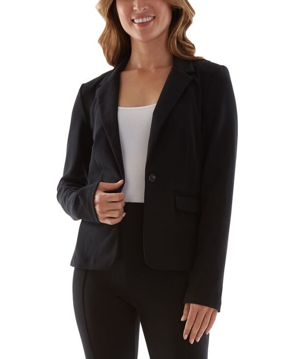 ビーシーエックス レディース アウター ジャケット・ブルゾン ブレザー BCX Juniors OneButton Blazer Black ブラック