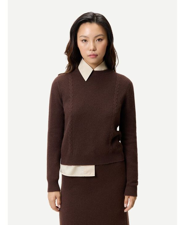 ゴビ カシミヤ レディース アウター ニット・セーター クルーネックロップド Gobi Cashmere Womens Cropped Crewneck Cashmere Sweater No Col