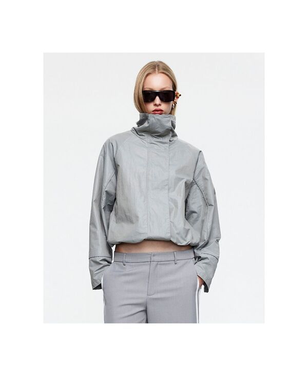 ライオネス レディース アウター ジャケット・ブルゾン Lioness Womenshoreline ZipFront Windbreaker Jacket Silver シルバー