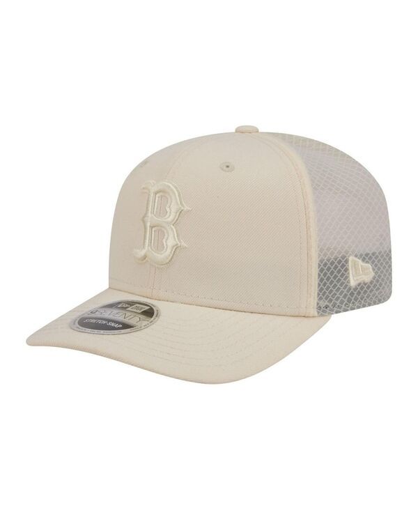 ニューエラ メンズ アクセサリー 帽子 New Era Mens Light Beige Boston Red Sox Color Pack 9SEVENTY Trucker Adjustable H