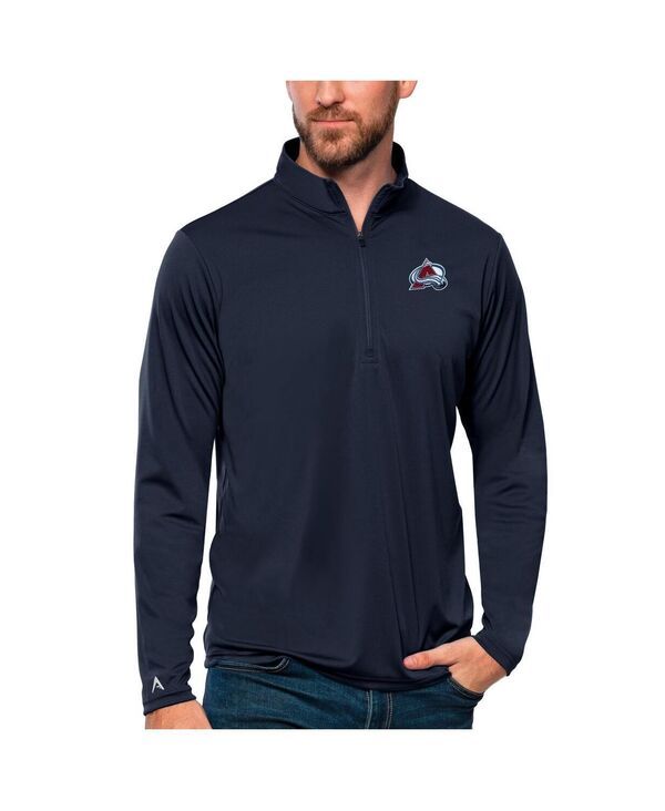 アンティグア メンズ アウター パーカー・スウェット Antigua Mens Navy Colorado Avalanche Tribute QuarterZipullover Navy ネイビー