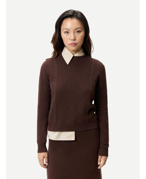 ゴビ カシミヤ レディース アウター ニット・セーター クルーネックロップド Gobi Cashmere Womens Cropped Crewneck Cashmere Sweater Black