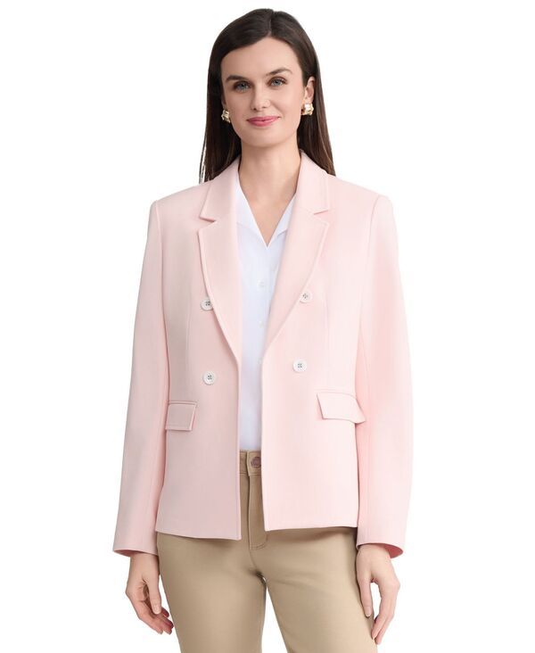 ジョーンズニューヨーク レディース アウター ジャケット・ブルゾン ブレザー Jones New York Womens Open Front Faux Double Breasted Blazer